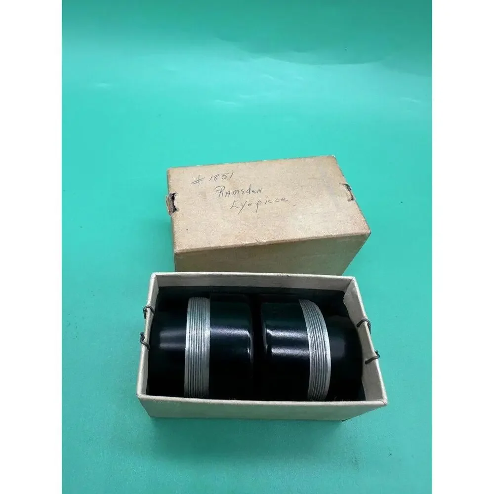 VINTAGE Lot Of Two(2) Lenses Optical PROFESSIONAL Microscope TELESCOPE LENS